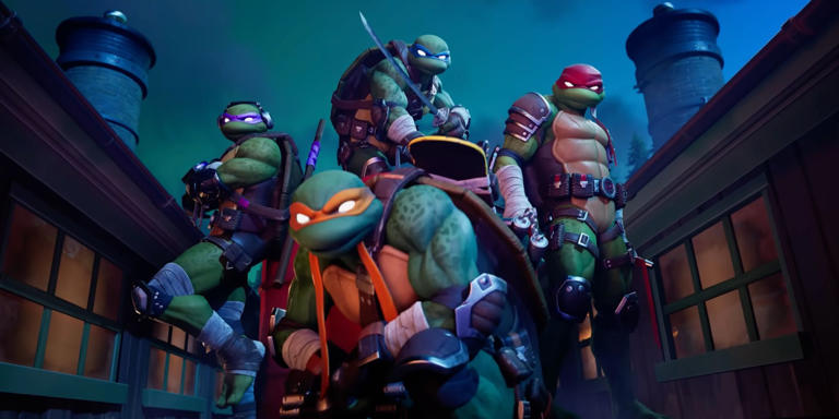 Fortnite's Teenage Mutant Ninja Turtles are getting action figures