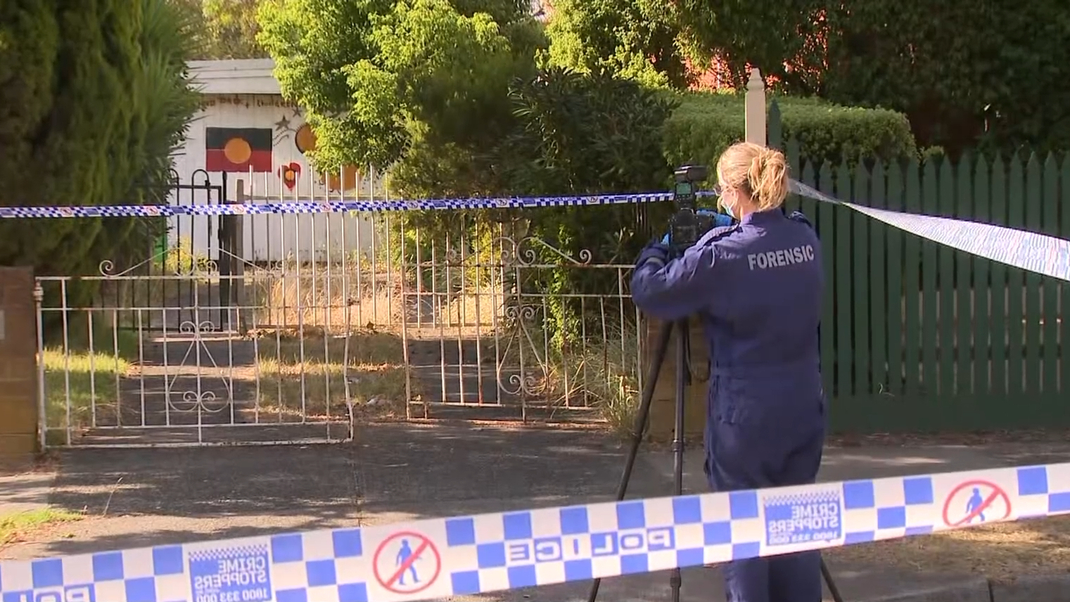 Man arrested at bus stop after mother found dead in Melbourne home