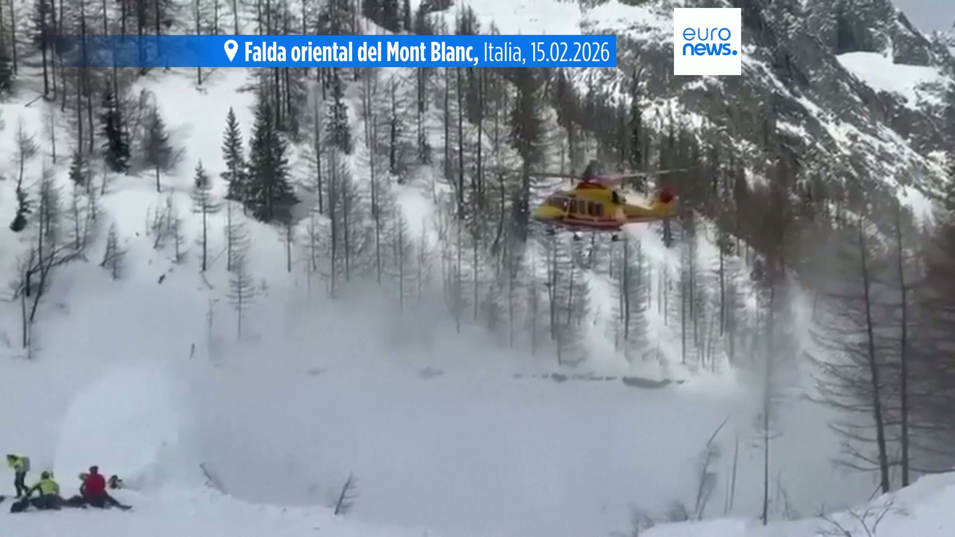 Una avalancha mata a 3 esquiadores en el Mont Blanc italiano