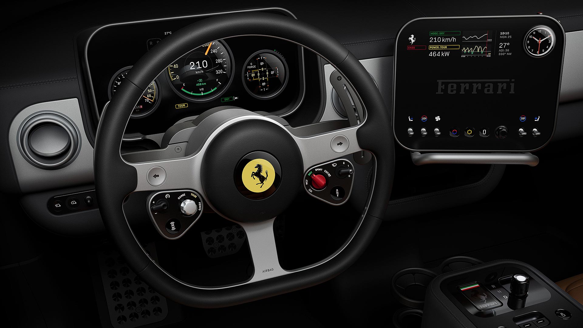 The Ferrari interior inspired by Apple – and other cool car dashboards