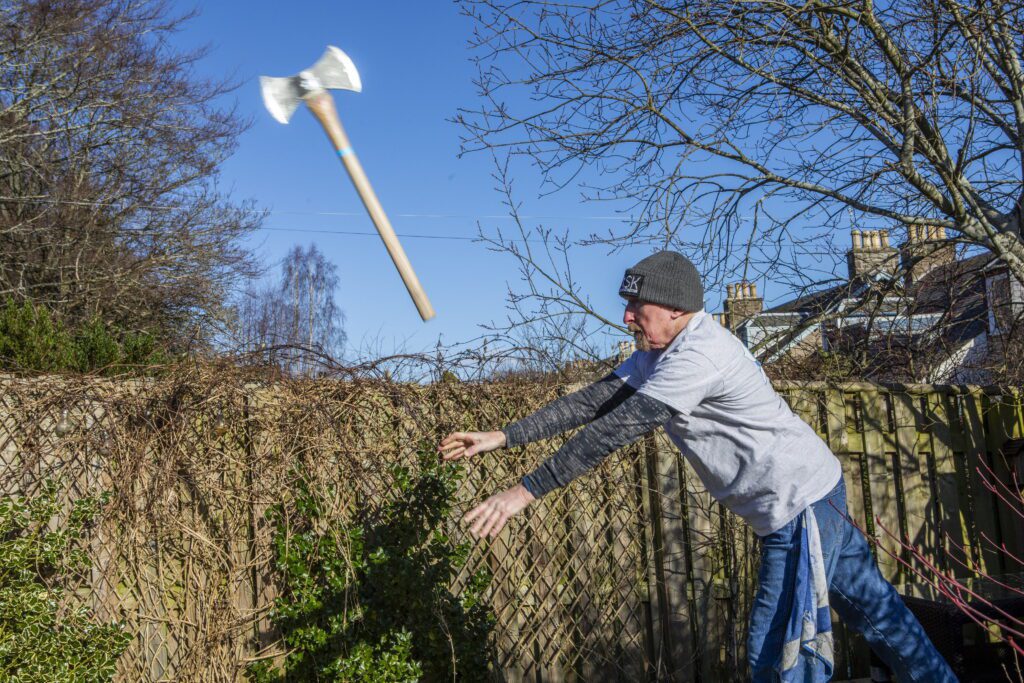 Self-taught axe thrower, 70, set to compete at world championships