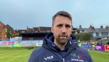 Farnham Town manager Paul Johnson post-Uxbridge