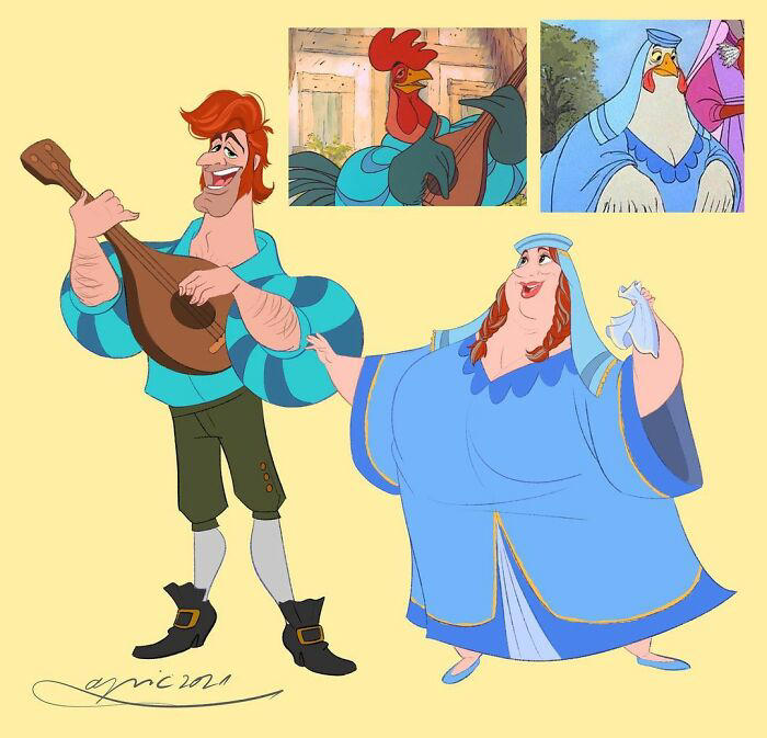 Disney cast ‘humanimalized’: 24 animal characters turned into humans ...