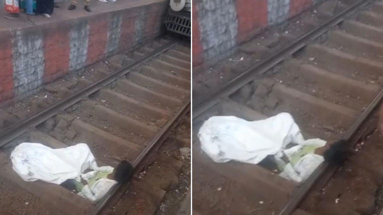 Mumbai local train services affected after 'drunk man' lies on tracks ...