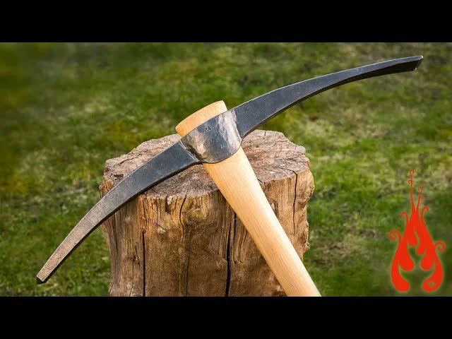 How do you forge a pickaxe head from steel?
