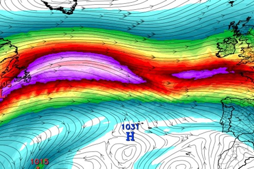 Atlantic jet stream renewed as storms set to punch into Ireland