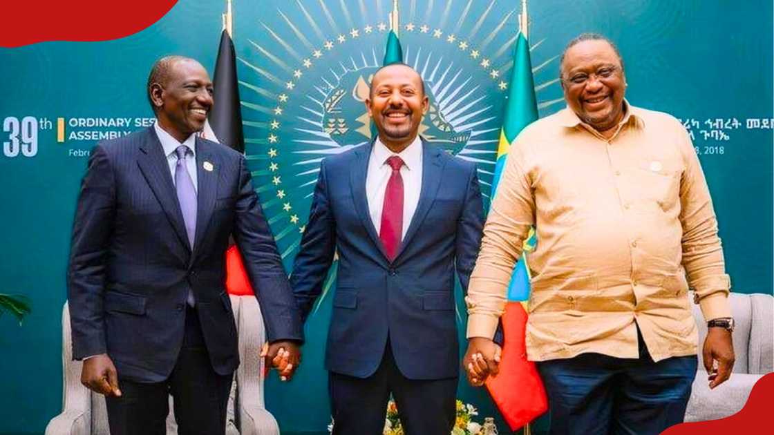 39th ordinary session of AU summit: William Ruto meets Uhuru in ...