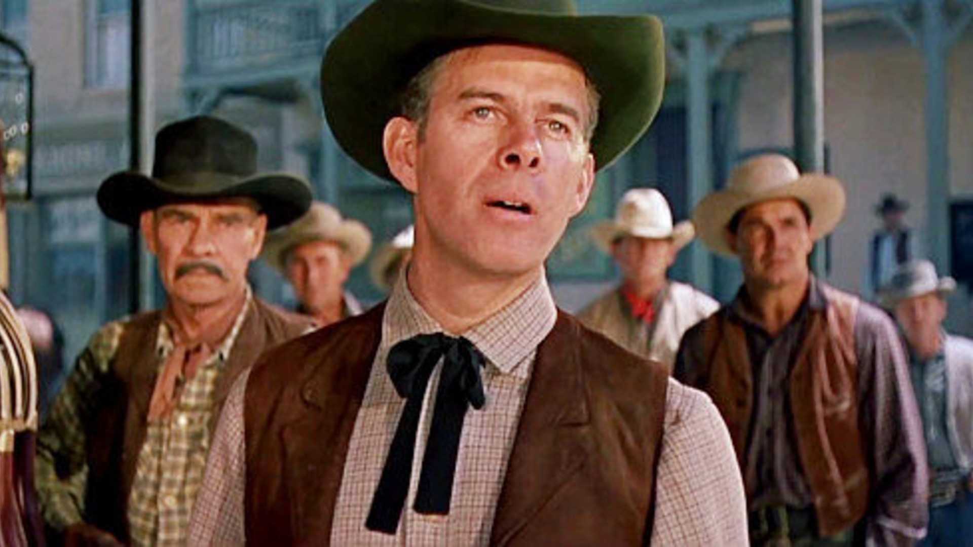 Harry Morgan looks on in Star in the Dust