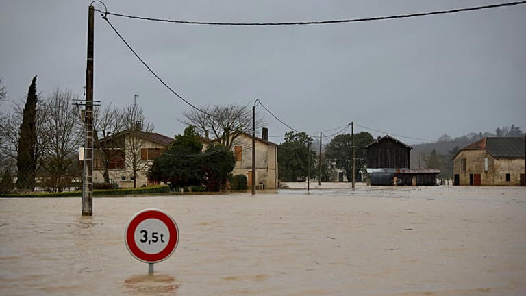 France on record flood alert as storms slam Spain with deadly winds