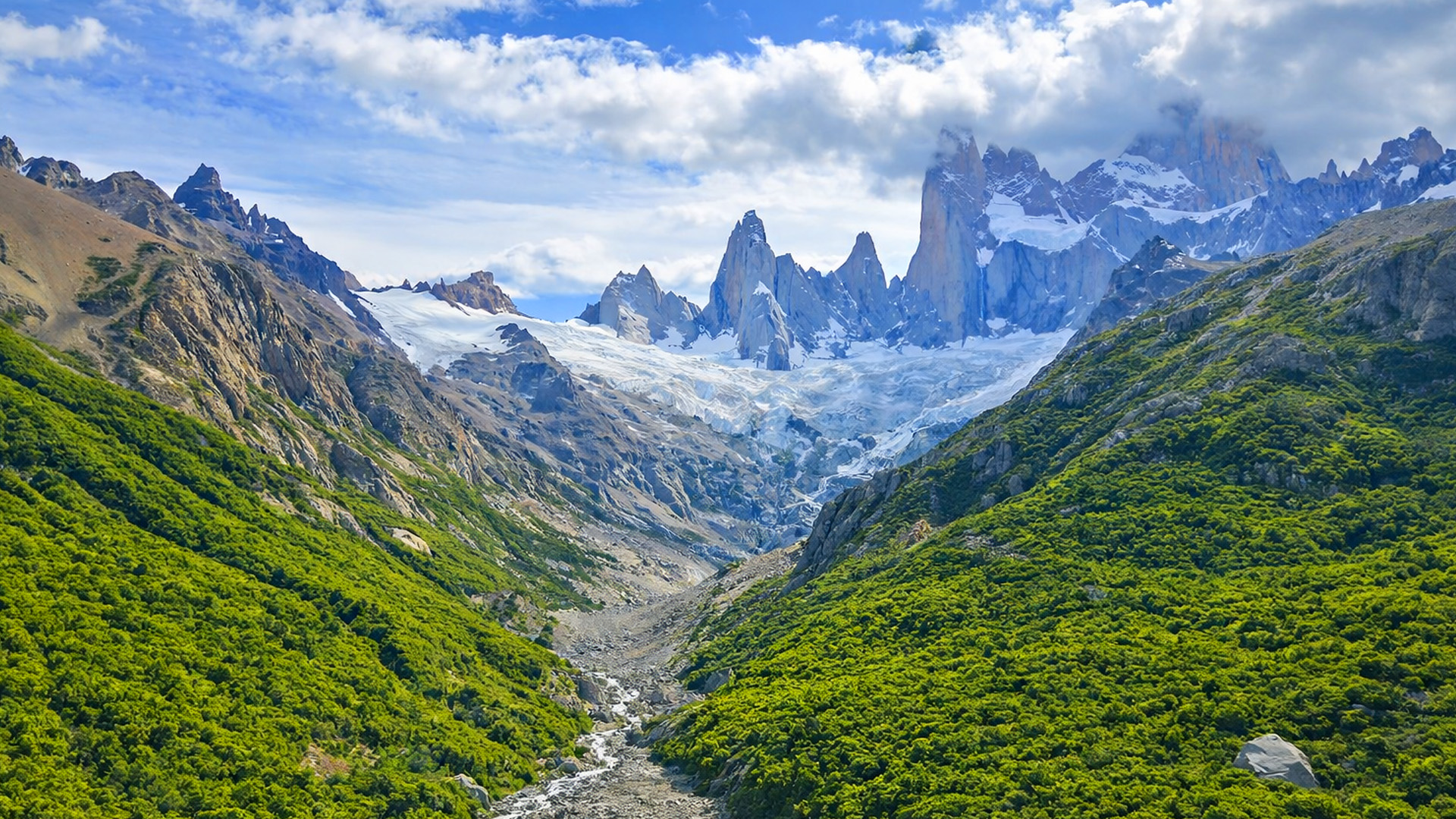 Wild Patagonian landscapes at Torres del Paine National Park