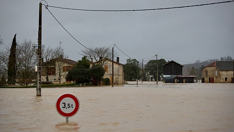 France on record flood alert as storms slam Spain with deadly winds