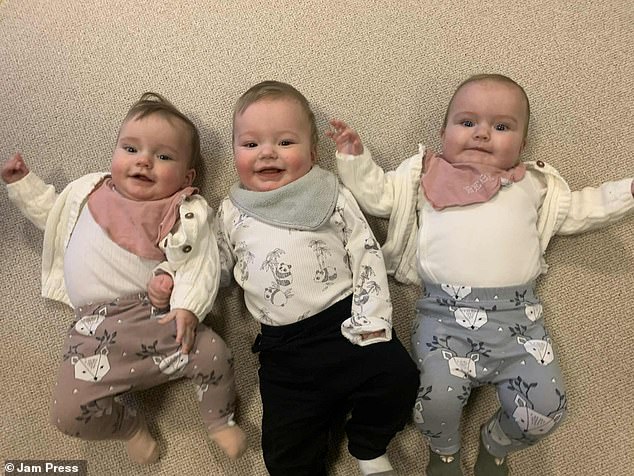 I had triplets at 50 after being told our chances were just 5 per cent