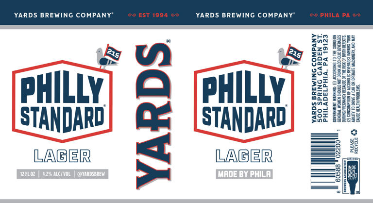 Yards Brewing Co. introduces new Philly Standard Lager for 2026