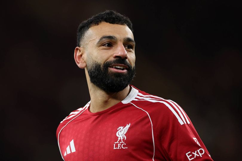 Mohamed Salah of during the Emirates FA Cup Fourth Round match between Liverpool and Brighton & Hove Albion.