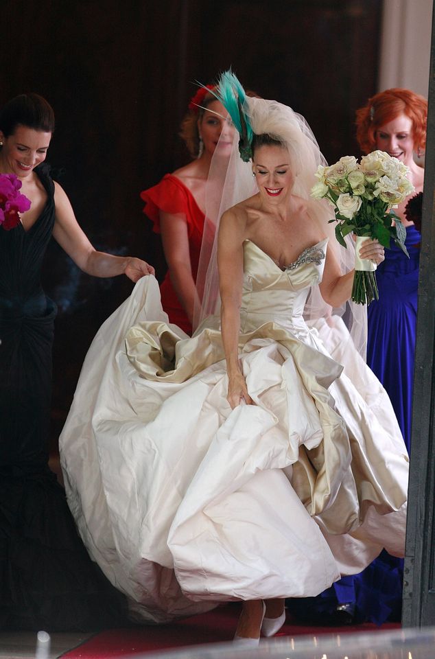 All about Sarah Jessica Parker's iconic black wedding dressand why she  regrets wearing it