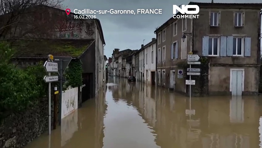 Floods in western France leave two dead and 81 departments on alert