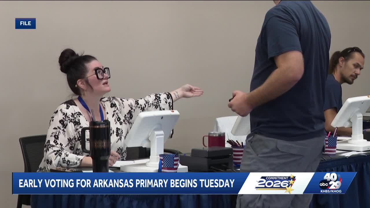 Early voting begins Tuesday across Arkansas ahead of March 3 primary