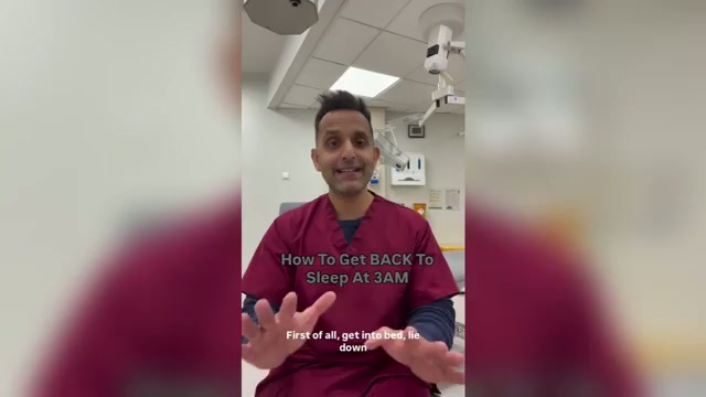Sleepless nights? A doctor shares hack to help you drift off again