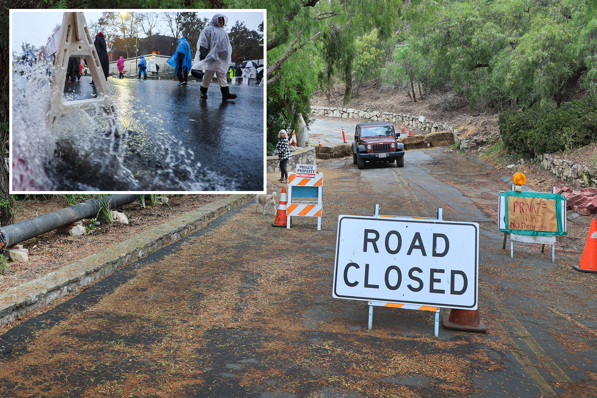 Flash floods rip across LA as powerful storm smashes California