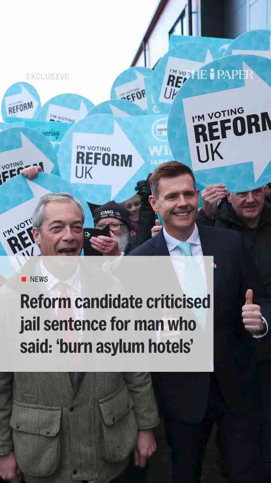 Reform UK's by-election candidate faces criticism for saying it was ...