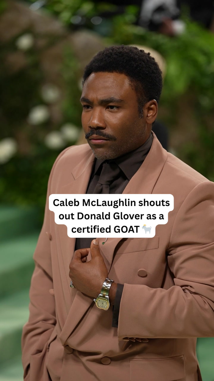 Caleb McLaughlin shouts out Donald Glover as a certified GOAT