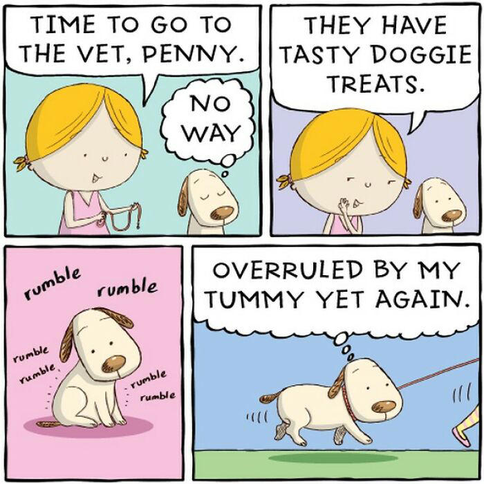 This artist created 35 adorable comics that perfectly capture a dog’s life