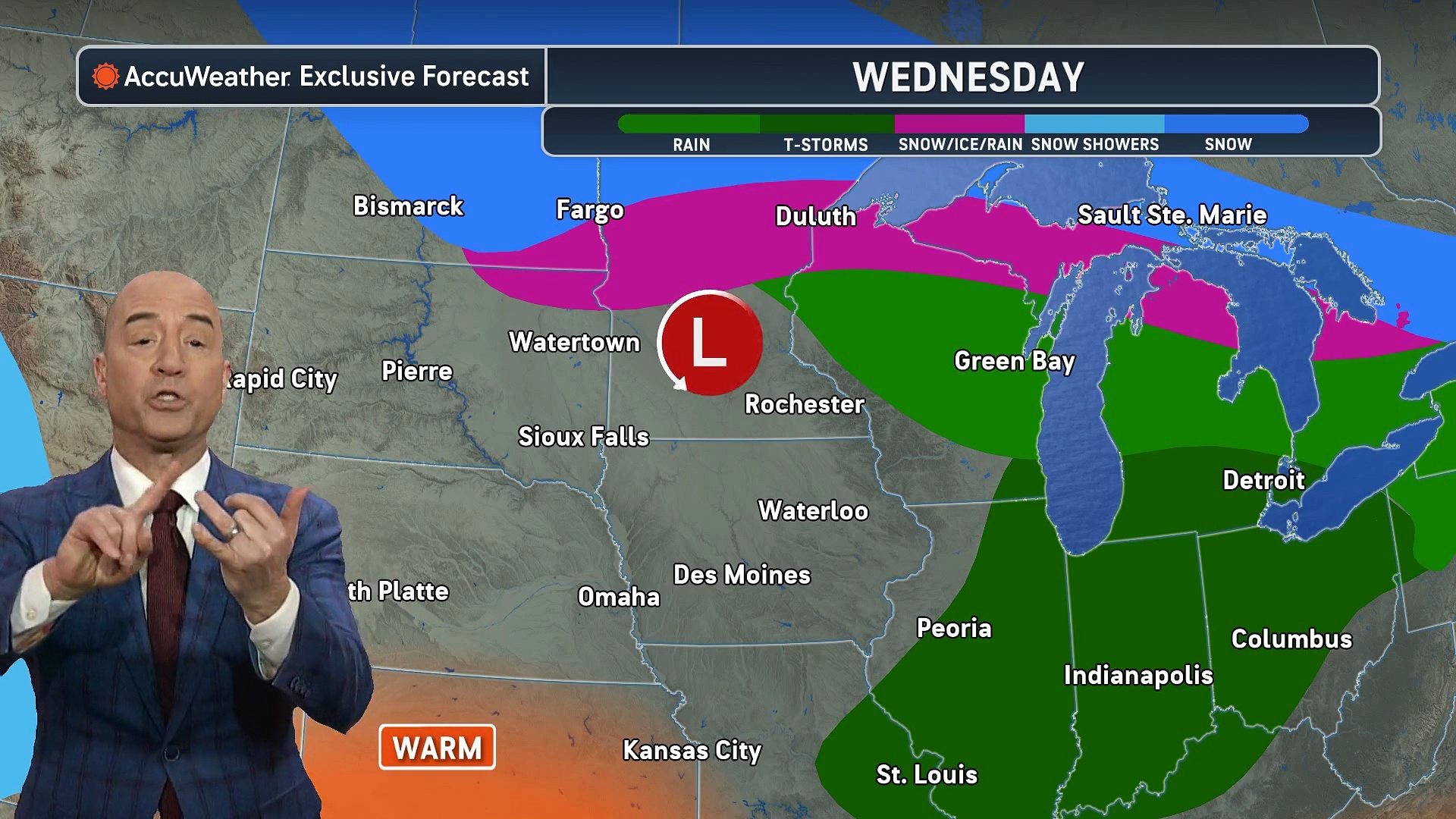 Two storms target Great Lakes and Northeast later this week