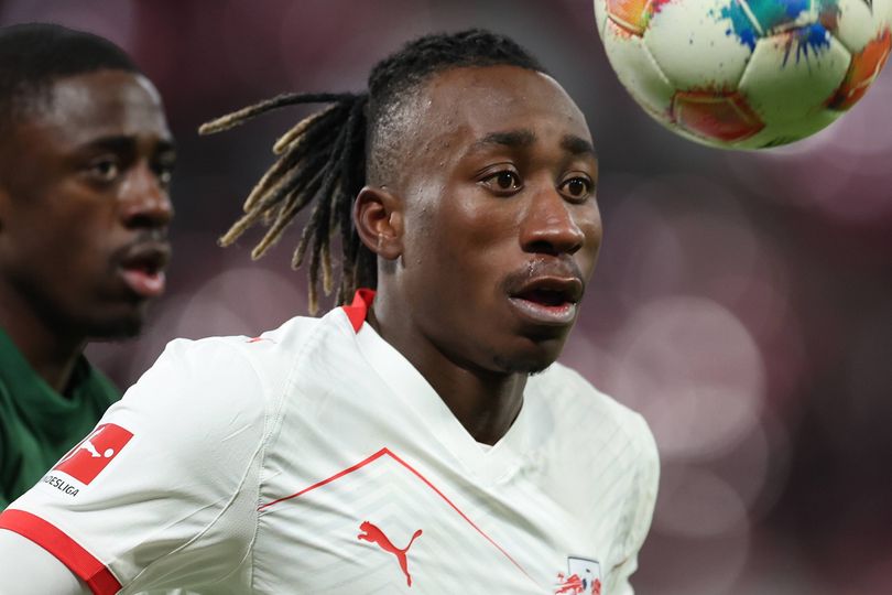 RB Leipzig forward Yan Diomande