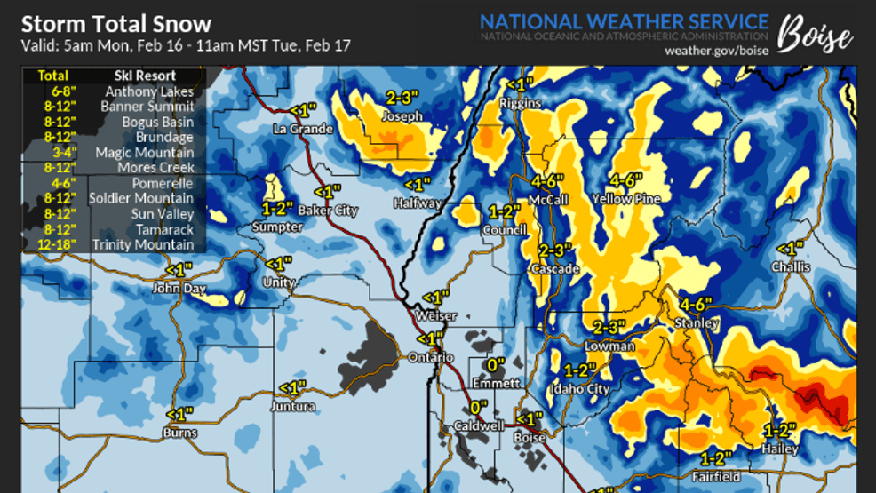 NWS: Cold front brings snow and gusty winds tonight through Tuesday ...