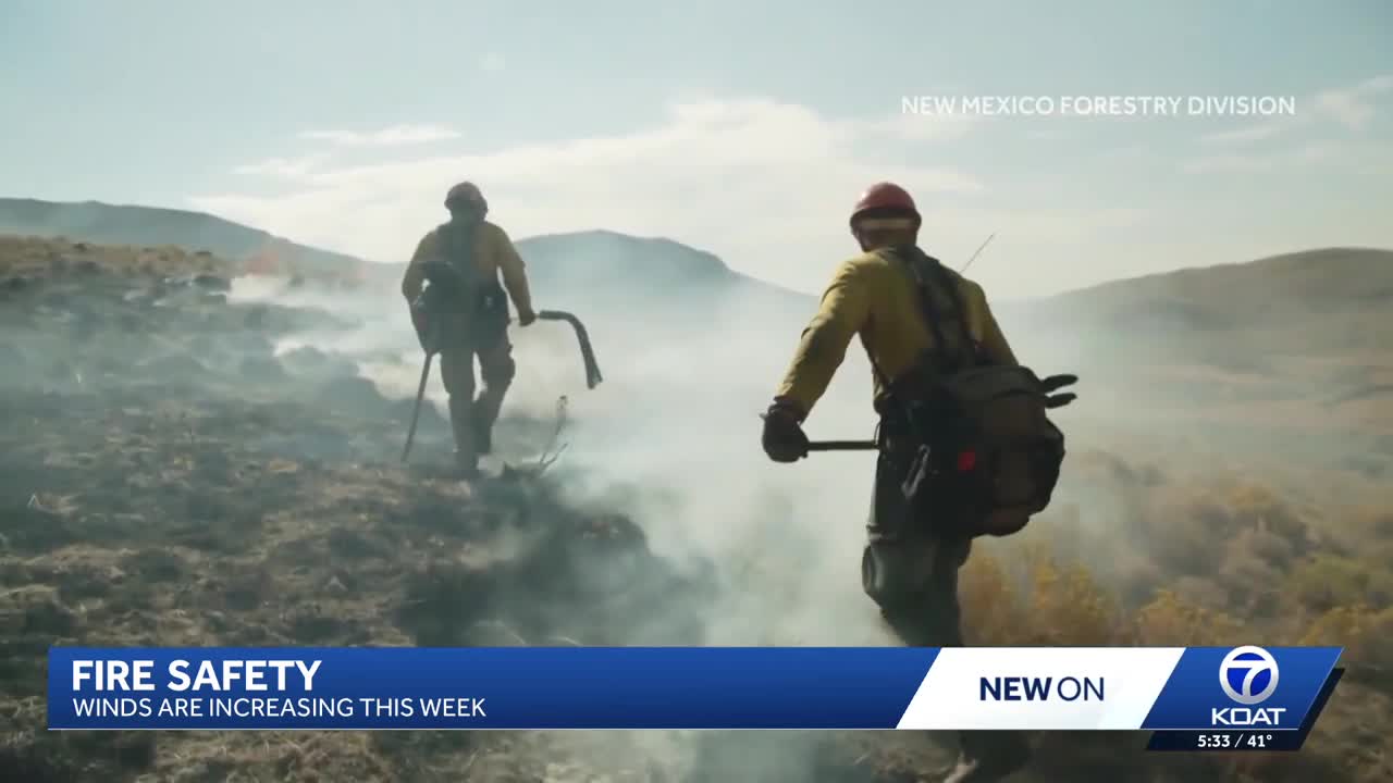 New Mexico faces heightened wildfire risk due to strong winds