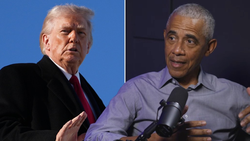 Barack Obama speaks out on Trump’s 'racist' video of him and Michelle