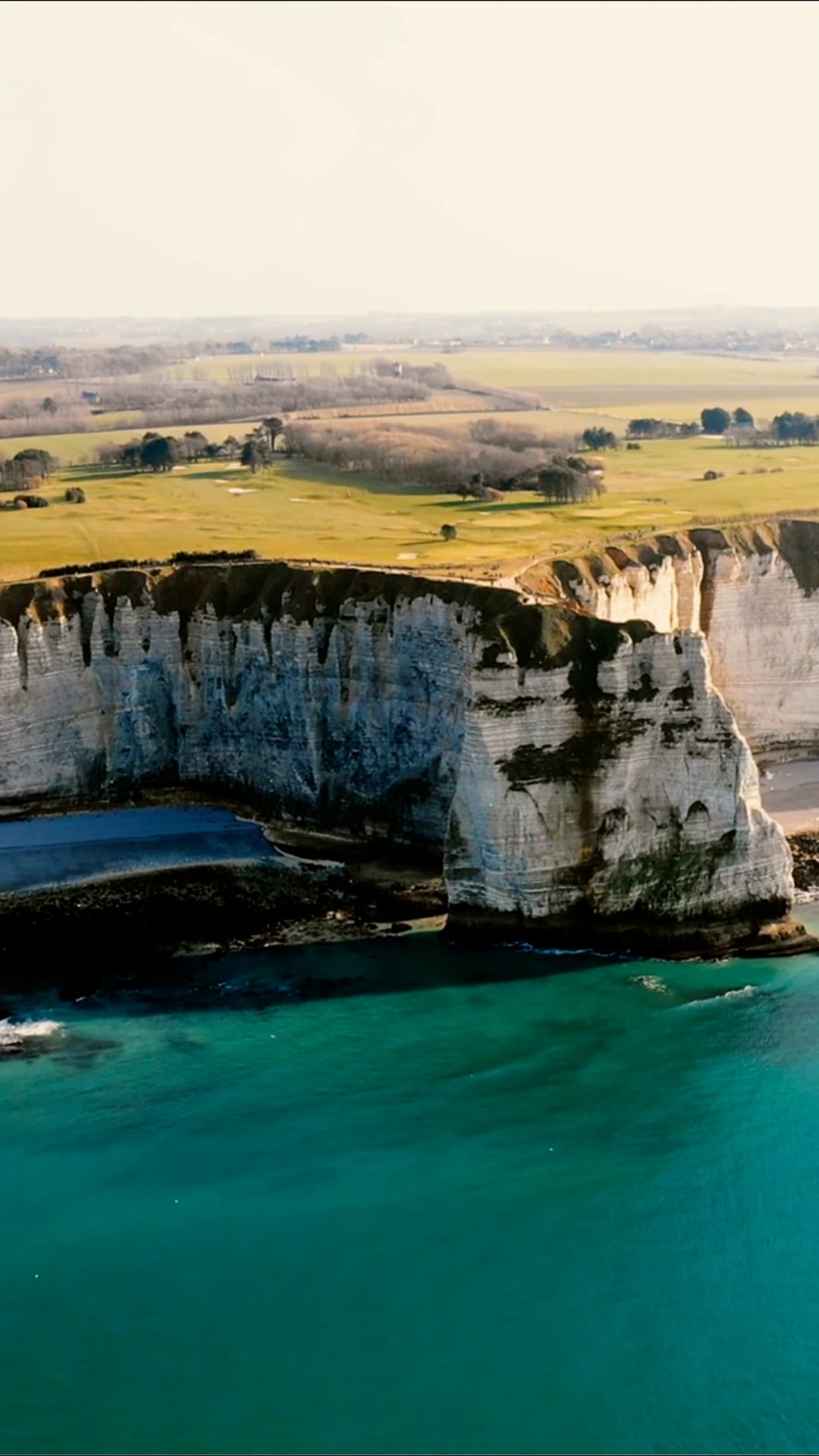An Ariel View Of Normandy: A Cinematic Flight Along the Coast...
