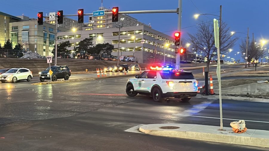 Pedestrian struck by vehicle in Des Moines Monday morning