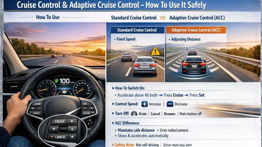 Cruise control in cars - how to activate and use it safely on highways