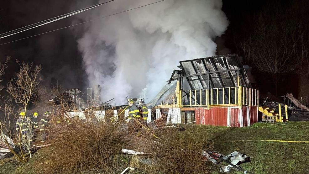 Multiple agencies knock down fully-involved structure fire in Putnam County
