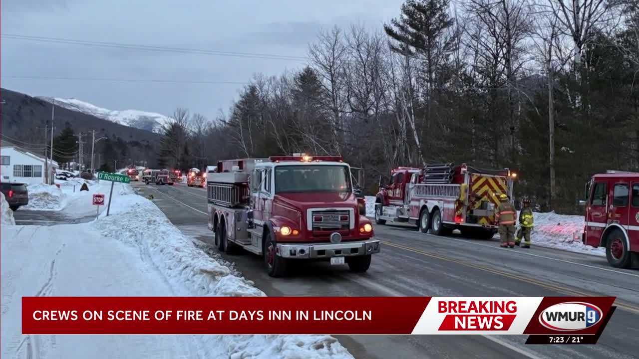 Fire breaks out at fully occupied hotel in Grafton County, New Hampshire