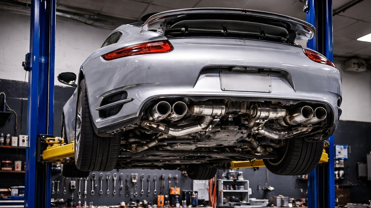 Installing $5000 exhaust on cheapest Porsche 911