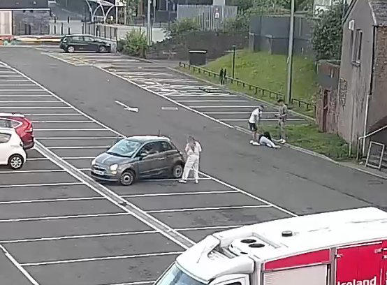 Teen driver crashes into man playing ball while she was chatting to a ...