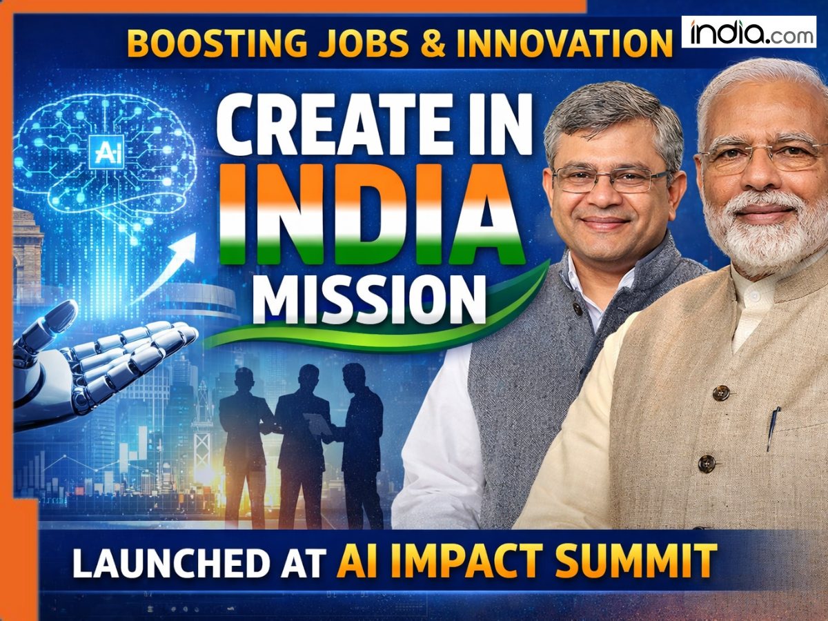 Good news jobseekers! Govt launches ‘Create in India’ mission at AI ...
