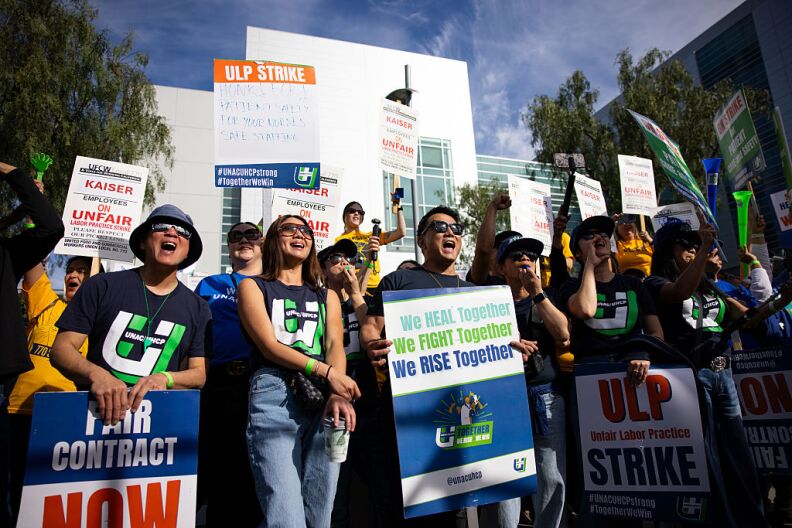 Kaiser strike hits fourth week as 31,000 workers demand higher pay and ...