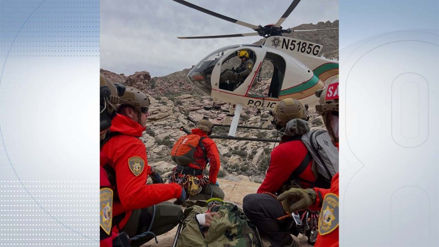 Climber rescued at Red Rock after 30-foot fall on Sunday