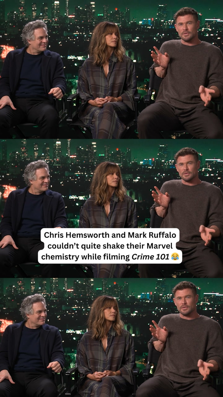 Chris Hemsworth and Mark Ruffalo couldn’t quite shake their Marvel ...