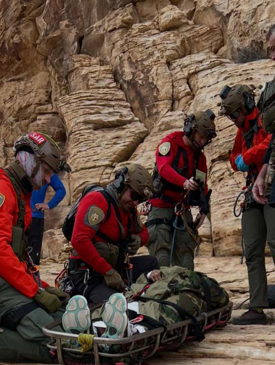 Climber rescued at Red Rock after 30-foot fall on Sunday