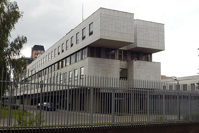 Embajada de la República de Polonia en Moscú Serguéi Ponomarev/AP2005