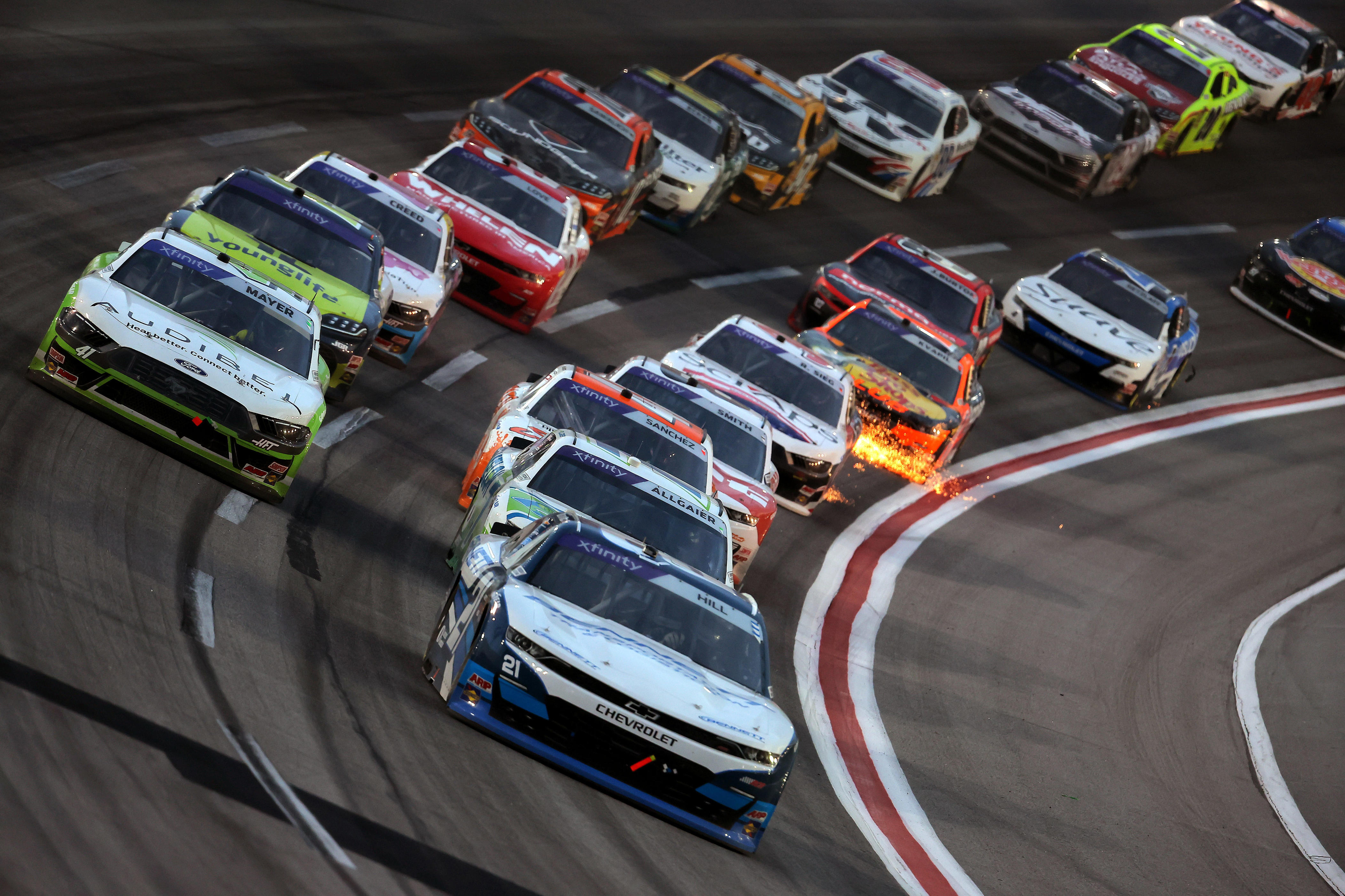 NASCAR O'Reilly entry list for EchoPark Speedway in February 2026