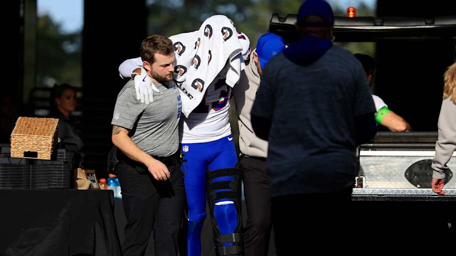 Graphic injury update displayed by Buffalo Bills' WR with free agency ...