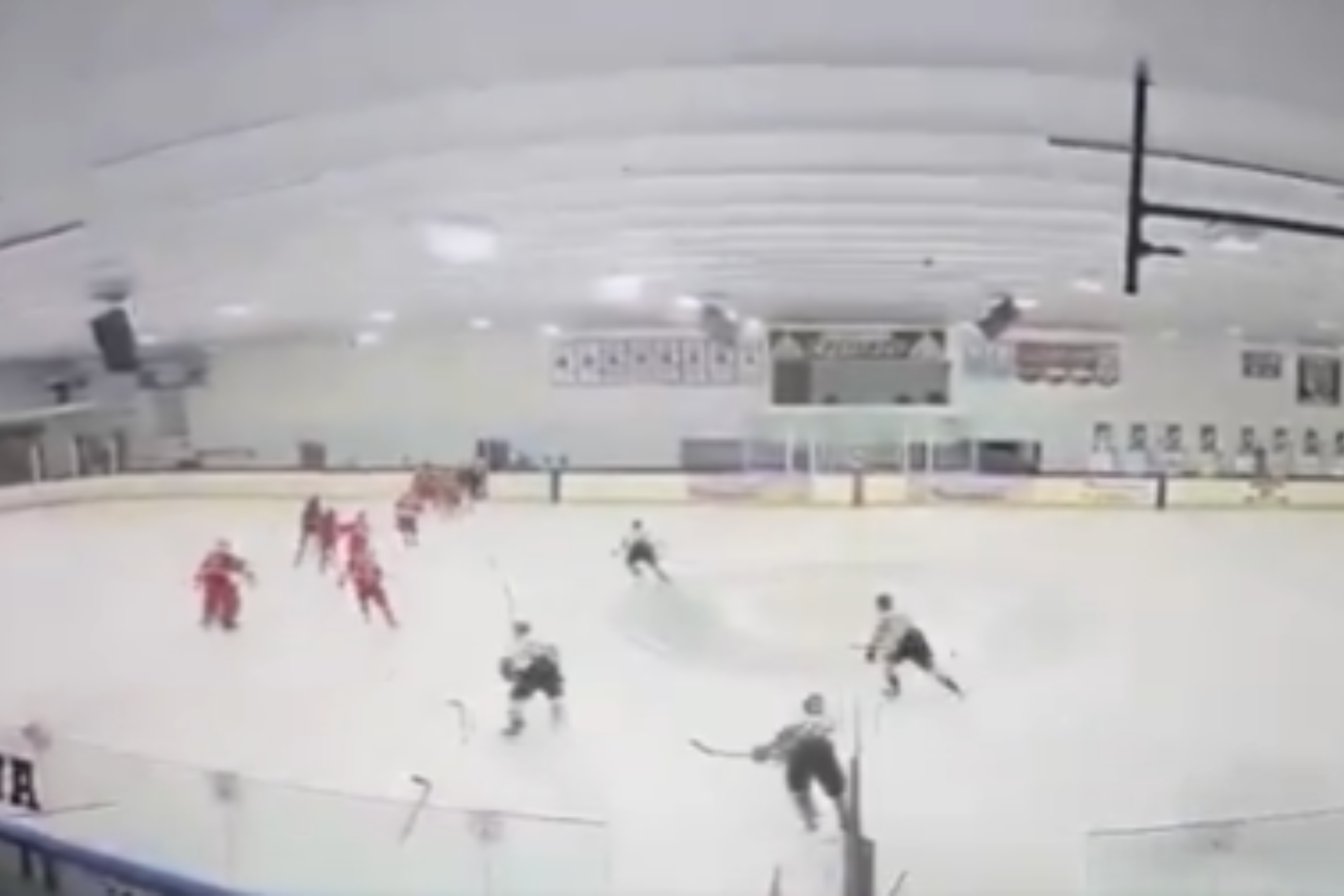Video shows frantic moments during Rhode Island hockey arena shooting