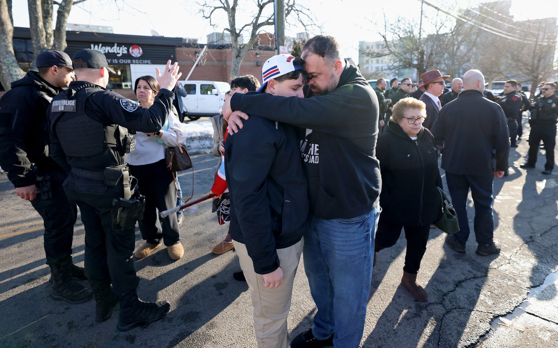 Two killed after gunman opens fire at high school hockey game in Rhode Island<br><br>