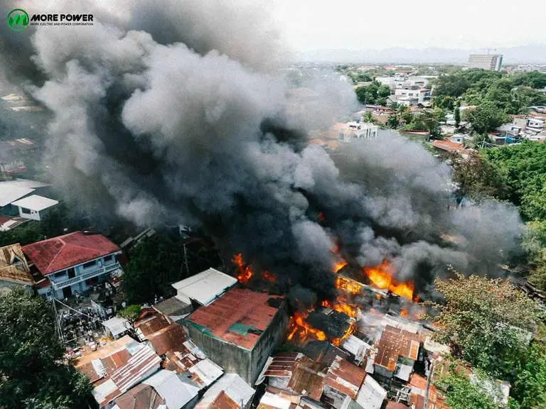 Two fire incidents in central Philippines raze 20 houses, kill a 25 ...