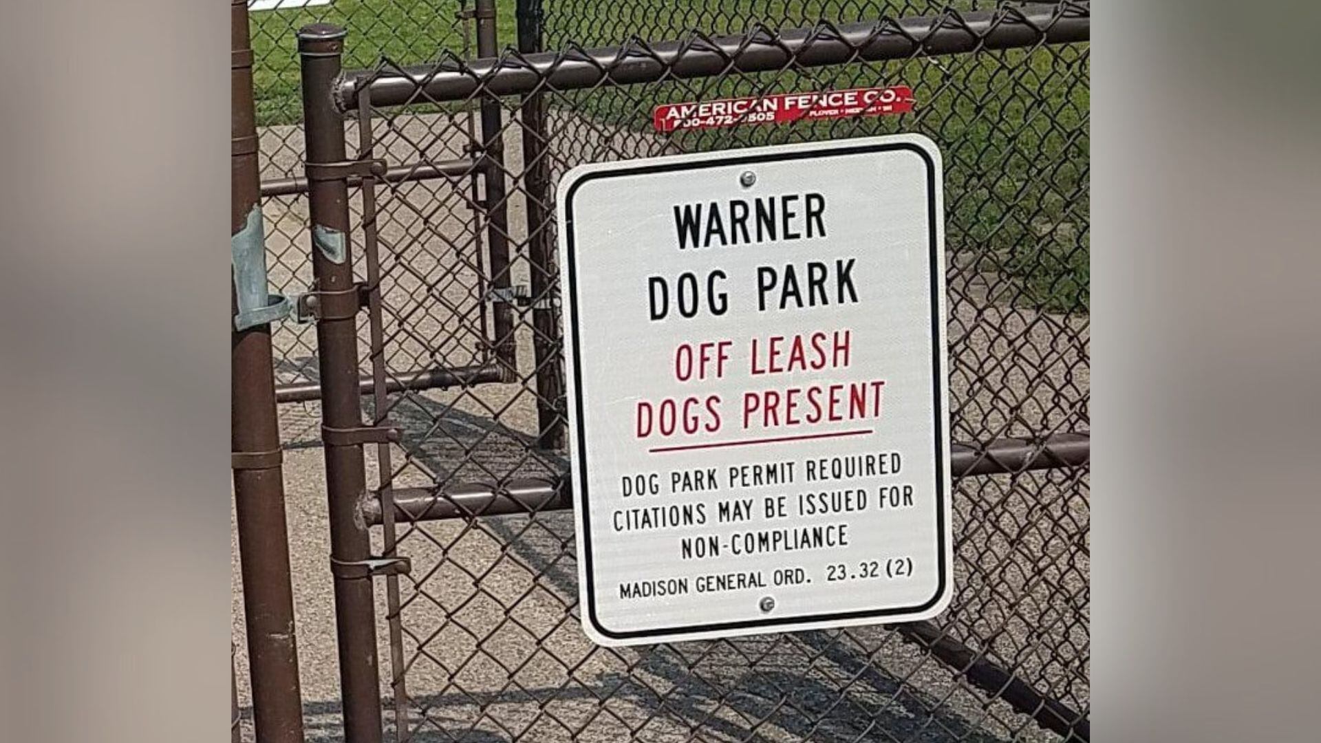 Warner Park off-leash dog park closed after dog’s sudden death reported